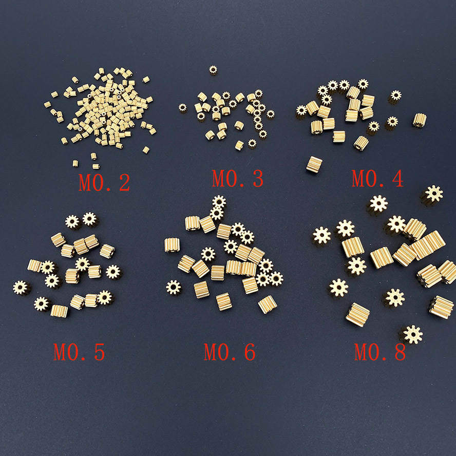 Customized copper gear processing, motors, copper gears in stock, toy motors, gears for export, reduction motors, gear manufacturers Specification drawing