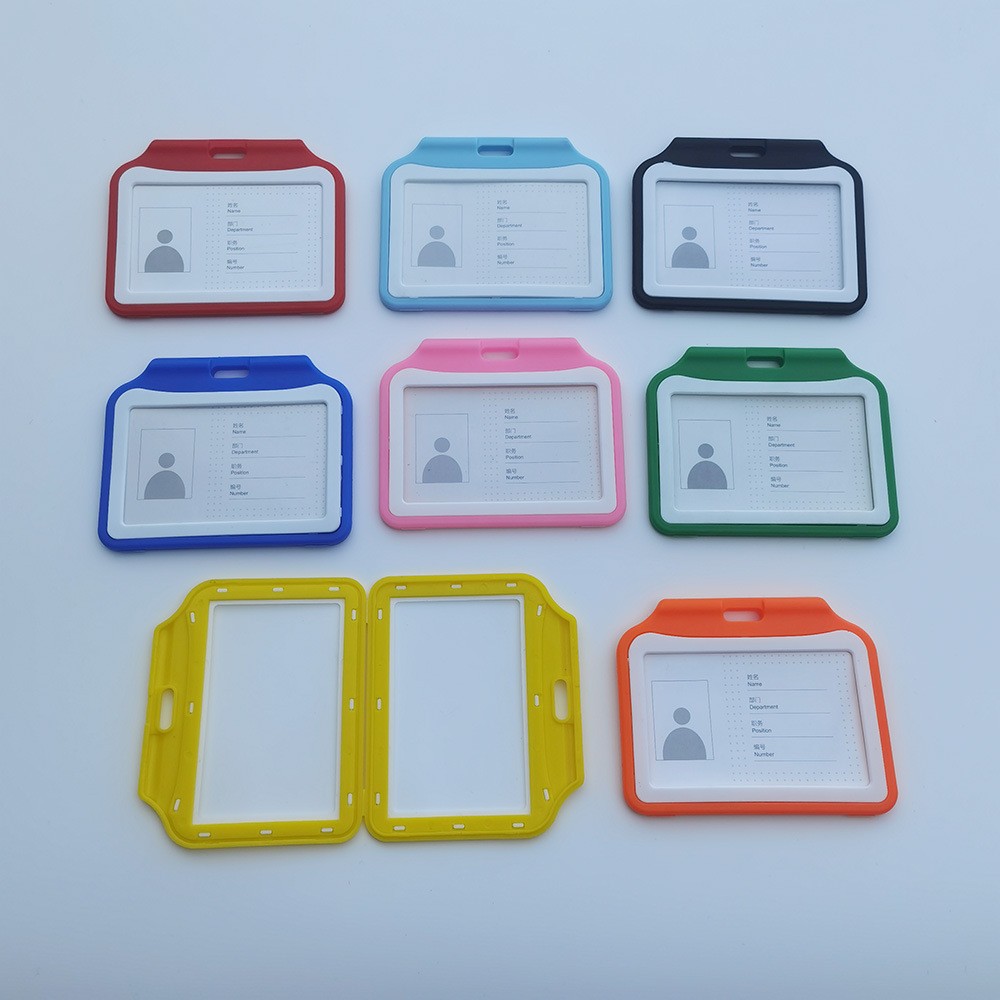 防水展会证/透明塑料卡套/工作卡套/卡砖/卡扣绳琏产品图