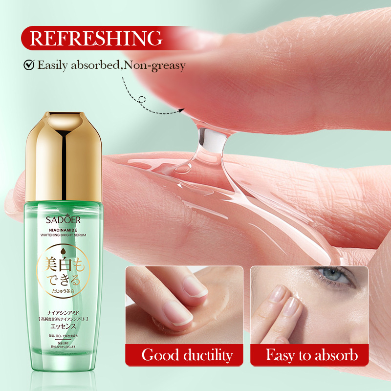 Cross-border export wholesale of SADOER niacinamide Whitening and Brightening Essence Hydrating and rejuvenating Essence in full English Item Picture
