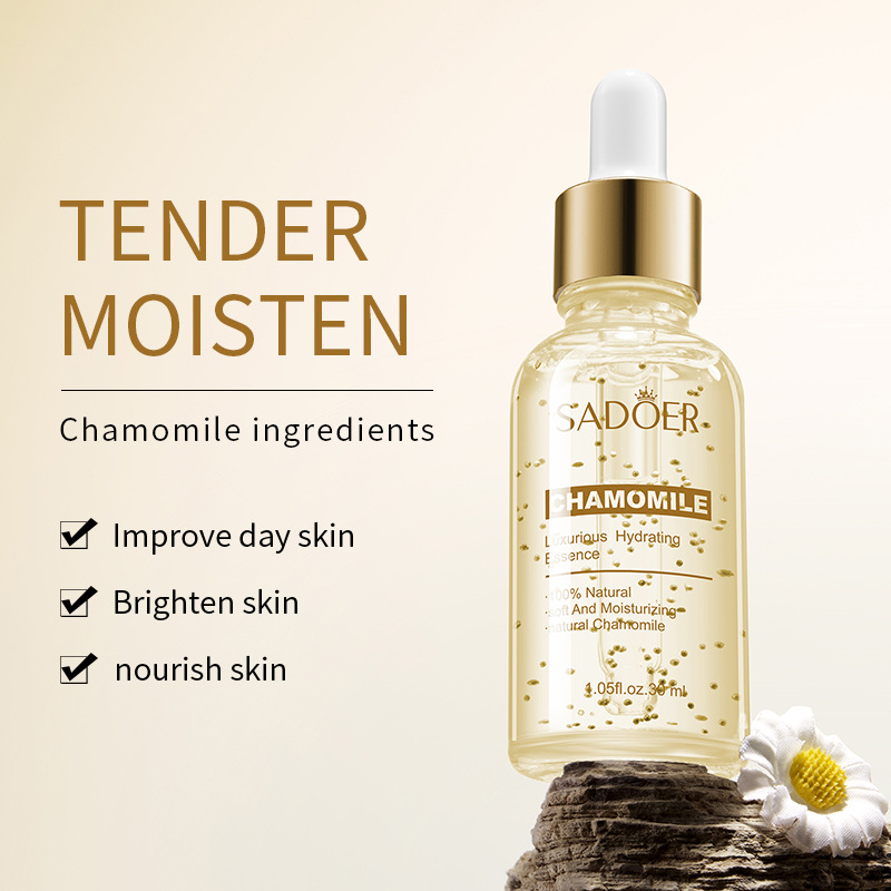 Cross-border export wholesale of SADOER Aloe Vera Luxury Moisturizing Essence, Pore-shrinking and hydrating Essence Essence Specification drawing