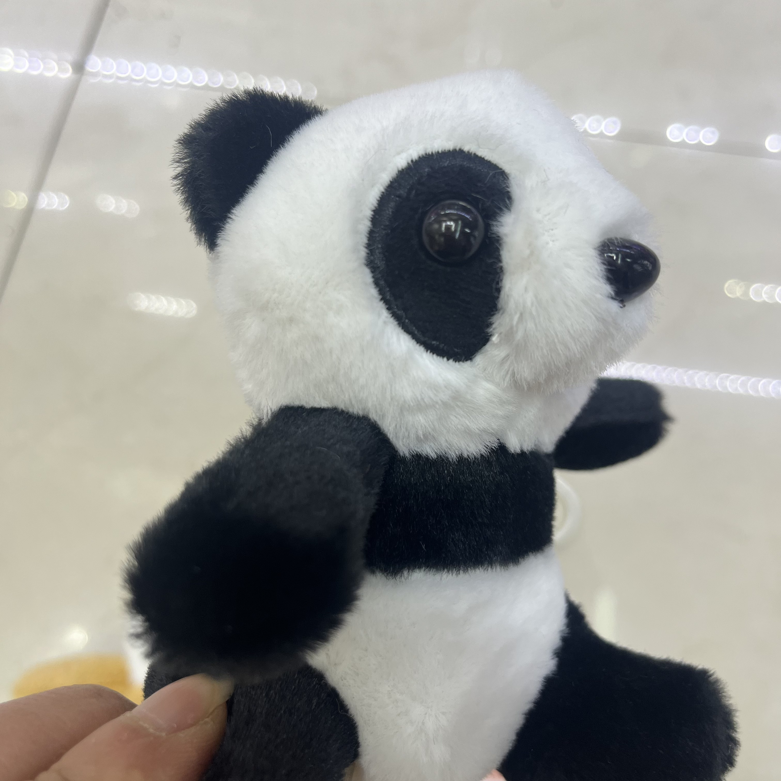 Sitting Plate Panda Cultural and Creative Chengdu Panda Souvenirs, creative dolls, Cartoon accessories, pendants, plush toys, keychains, cloth dolls, pendants, cute decorations, gifts, claw machine factory direct sales Specification image