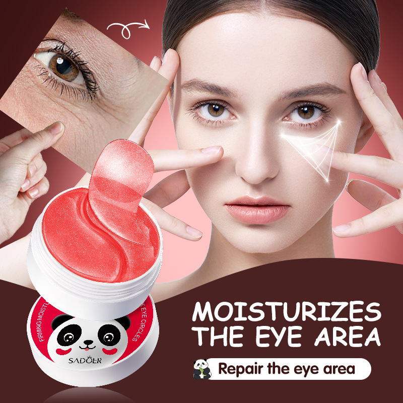 Full English SADOER Apple Essence Firming and Moisturizing Eye Mask for Eye Care Patch Cross-border export wholesale Application Scenario