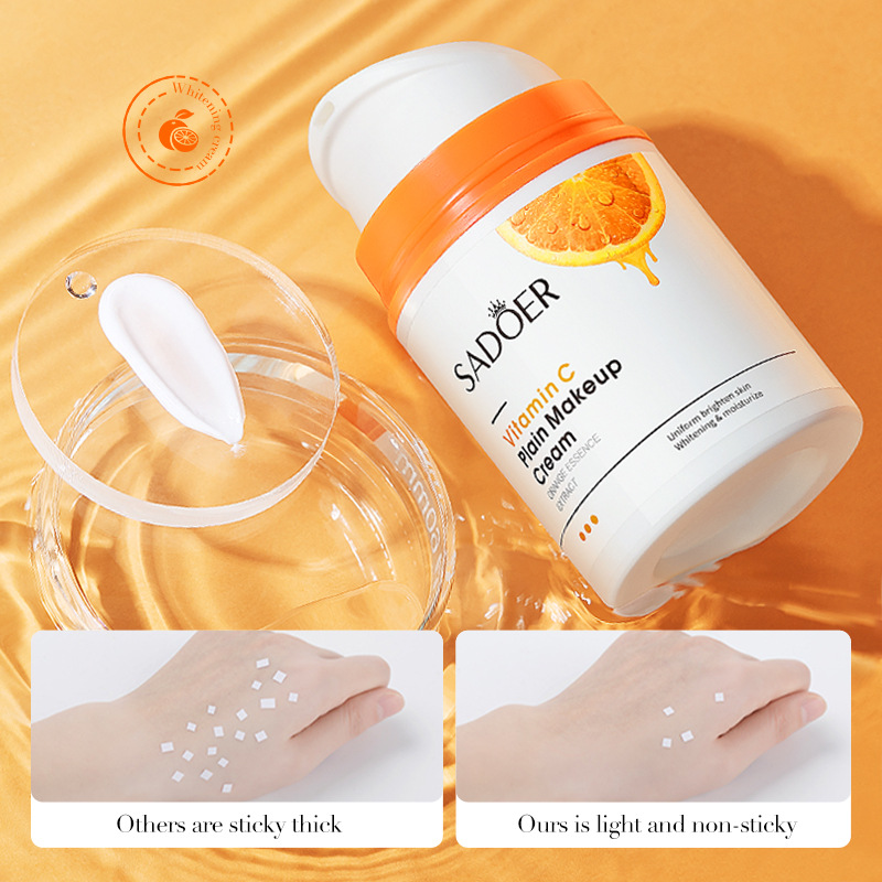 Cross-border export wholesale of SADOER Vitamin C natural Cream, moisturizing, hydrating, brightening and concealer Specification drawing