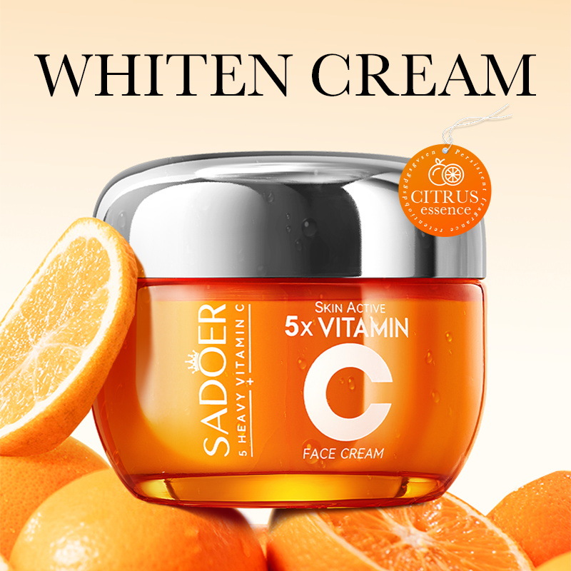 All-english SADOER Five-layer Vitamin C Whitening, firming and Moisturizing Cream, Hydrating and softening Cream, cross-border export wholesale details Picture