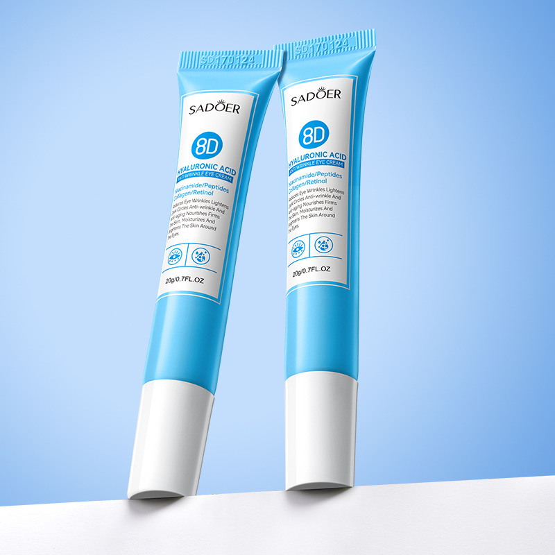 Full English SADOER8D Hyaluronic Acid Anti-wrinkle and Firming skin care product set, facial cleanser and eye cream cross-border export wholesale Item Picture