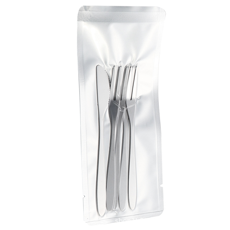 Vacuum-packed stainless steel mooncake knife and fork set, hotel gift tableware, cake knife and fork can be printed with LOGO Application Scenario