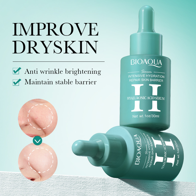 All-english BIOAOUA Hyaluronic Acid Essence Moisturizing and hydrating Essence Serum Cross-border export wholesale details Picture