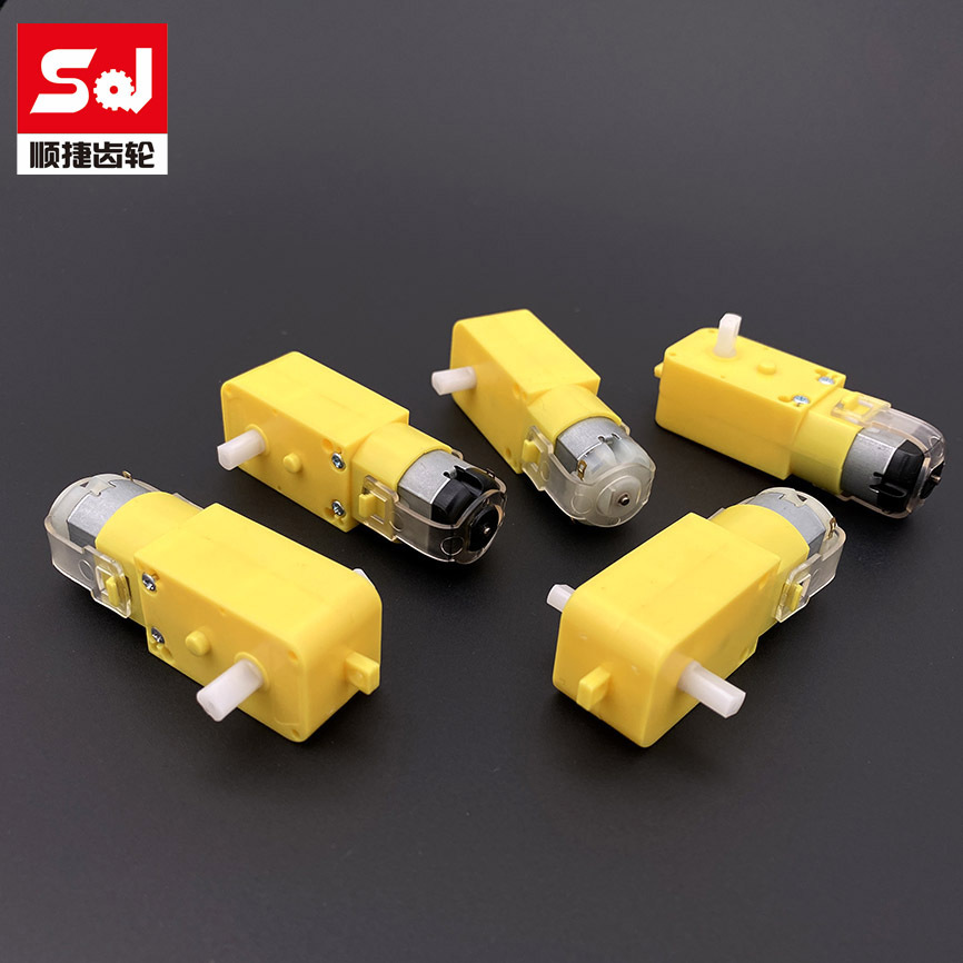 Supply DC gear motors, 130 motors, TT motors, gearboxes, and intelligent robot gearboxes full figure