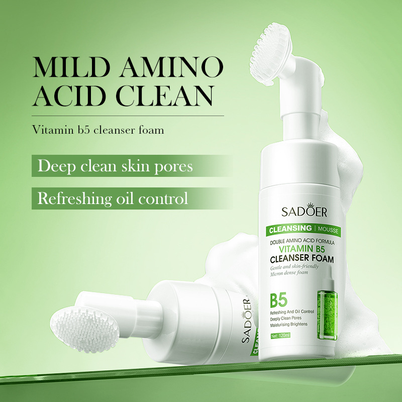 Cross-border wholesale of all-English SADOER VC amino acid facial cleanser Specification drawing