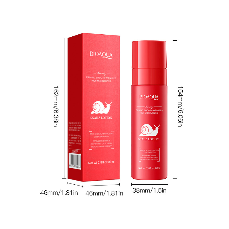 All-english BIOAOUA Snail Firming and Moisturizing Lotion Moisturizing and Hydrating Lotion Cross-border export wholesale Item Picture