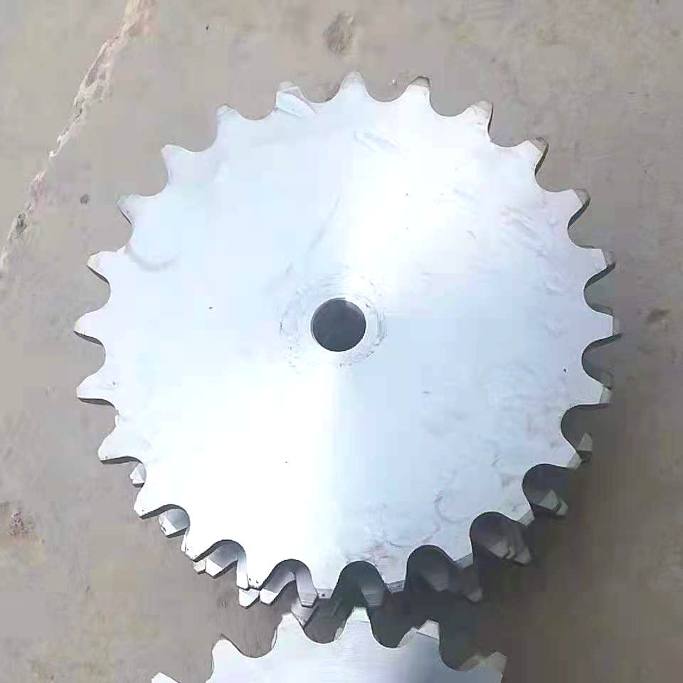 In stock 304 stainless steel sprockets, linear guide rails, gears, industrial transmission tracks, single row and double row stainless steel sprockets details Picture