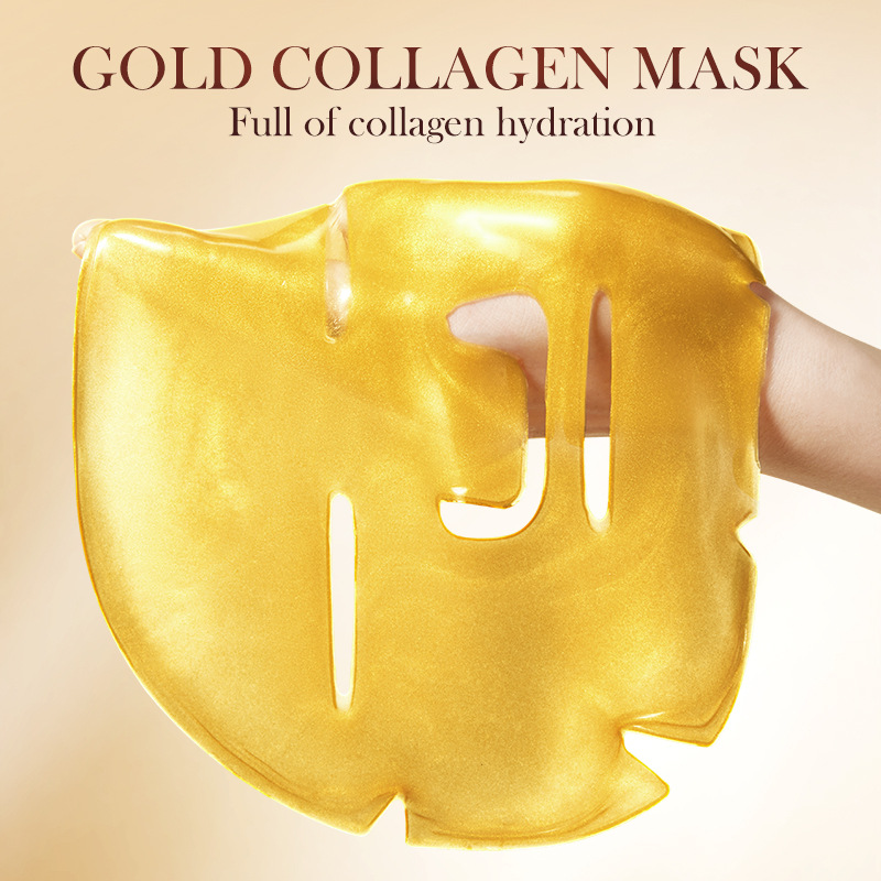 Cross-border wholesale of SADOER24k gold Collagen Crystal Firming and Moisturizing Mask in English Application Scenario