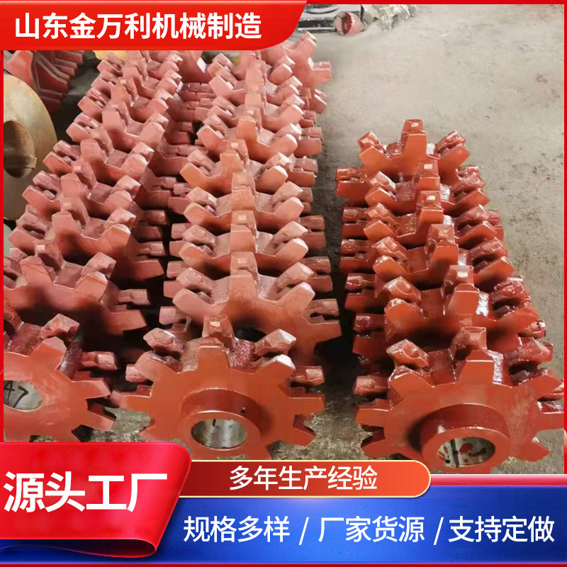 The 40Cr sprocket round link chain for mining scraper conveyor has high hardness, long service life and high quality full figure