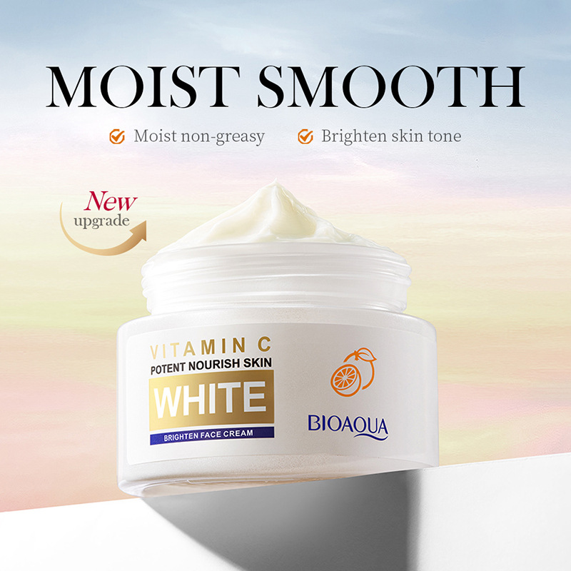 Full English BIOAOUA Vitamin C whitening skin care product set, facial cleanser and cream cross-border export wholesale details Picture