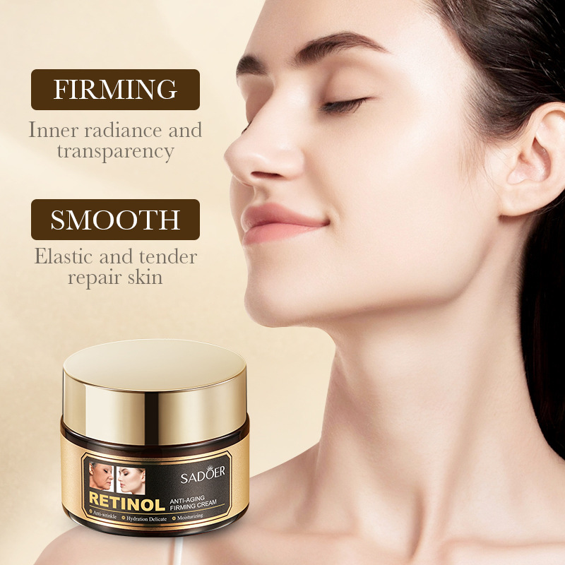 Cross-border export wholesale of SADOER Retinol Anti-Aging Firming Cream and Moisturizing Cream in English details Picture