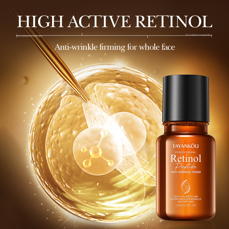 FAYANKOU Retinol Peptide Anti-Wrinkle Toner Hydrating Moisturizing Water Cross-border export wholesale Specification drawing