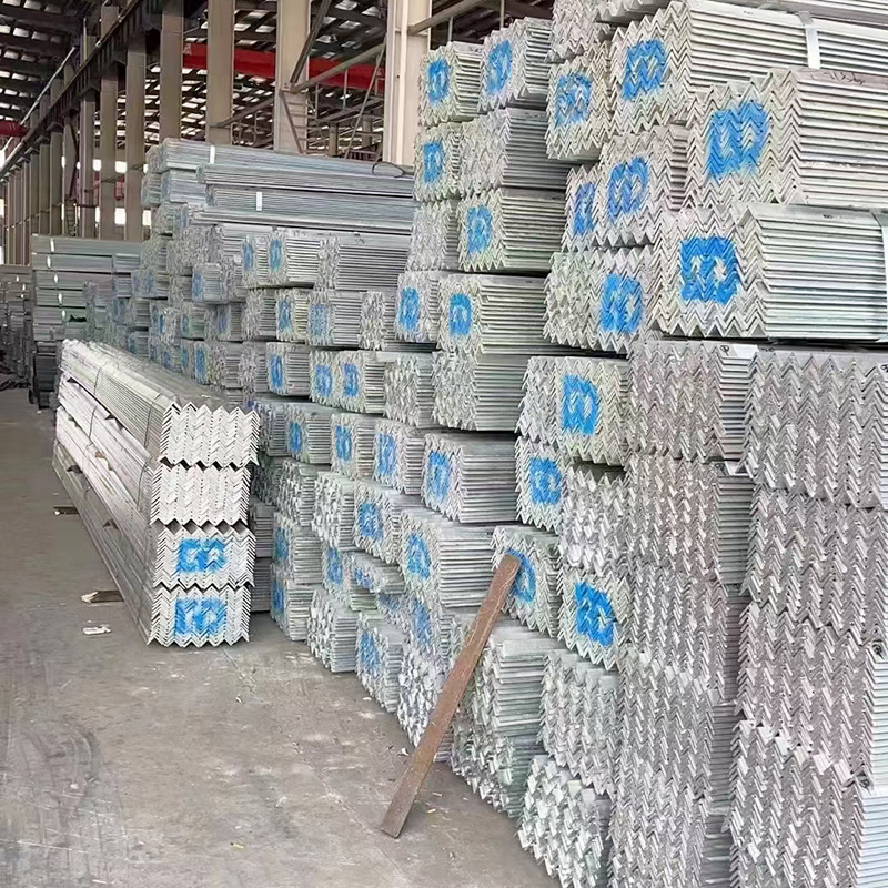 The manufacturer has hot-dip galvanized Angle steel for shelves, Angle iron, steel structure curtain wall projects, and can be customized with high zinc coating Angle steel for construction details Picture