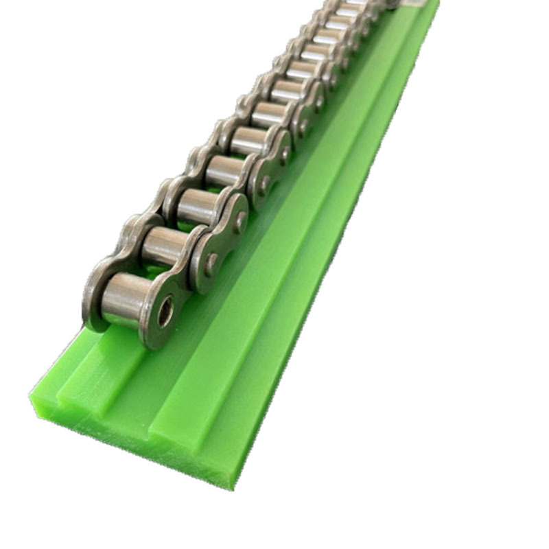 T-shaped double-row chain guide rails for ultra-high molecular weight polyethylene conveyor high-density wear-resistant chain guide bars Item Picture