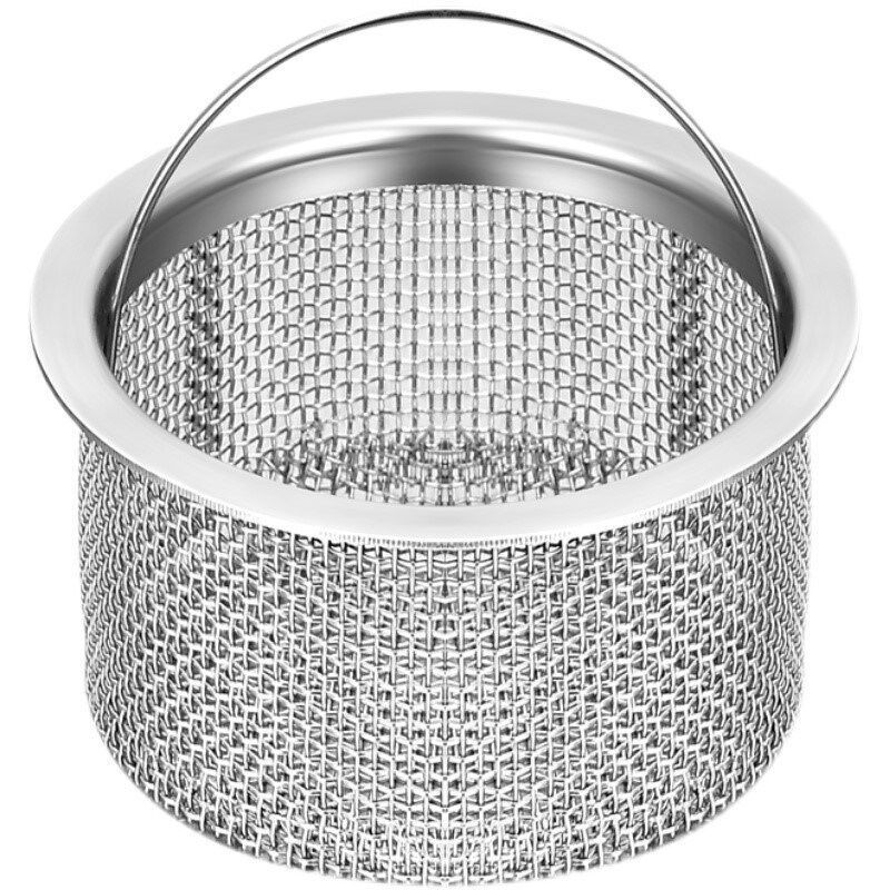 Wholesale 304 stainless steel sink filter screen, kitchen sink and dishwashing sink leak-proof screen, vegetable washing basin and garbage filter screen Item Picture