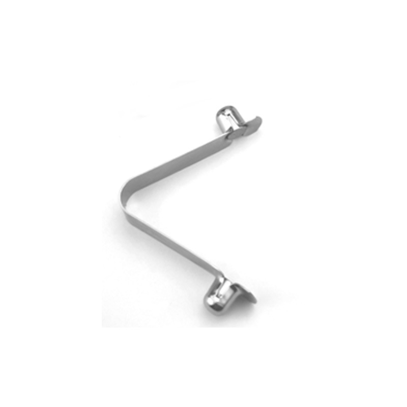 Internal positioning V-shaped ball single and double head solid telescopic pipe positioning spring buckle telescopic frame metal accessory V-shaped spring piece Application Scenario