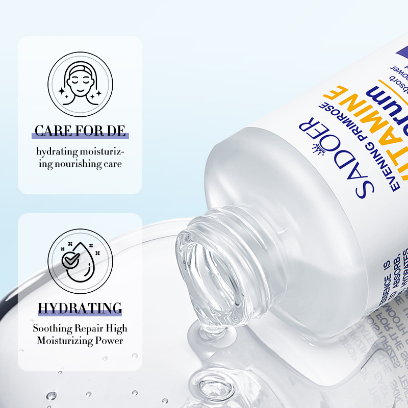 Cross-border wholesale of SADOER Evening Primrose Vitamin E Essence Hydrating, Moisturizing and hydrating serum in English Specification drawing