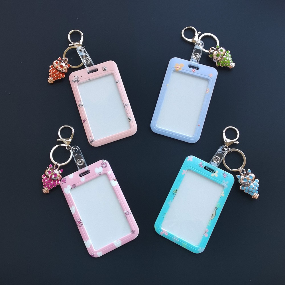 Foreign trade funny cartoon campus name tags, ID card holders, work ID cards, bus student and employee ID card holders can be printed with logos Item Picture