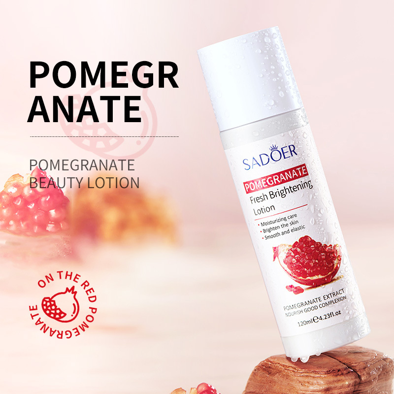 Cross-border export wholesale of SADOER Pomegranate Revitalizing Beauty Lotion, Hydrating, Moisturizing and Brightening Water and Lotion details Picture