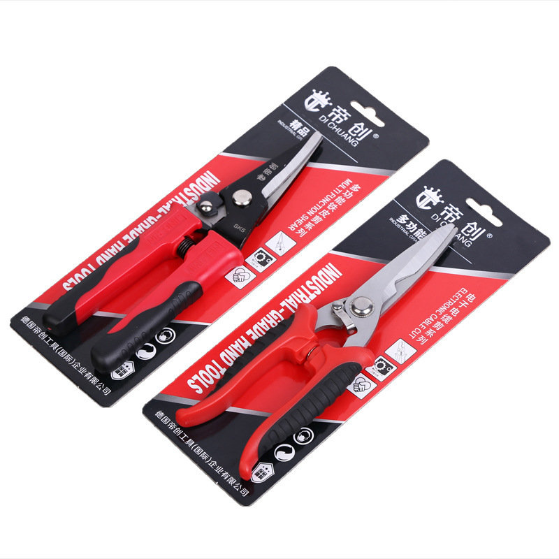 Wholesale of Dichuang brand multi-purpose electronic sheet shears, cable strippers, garden fruit branch scissors and hardware tools from the manufacturer Item Picture