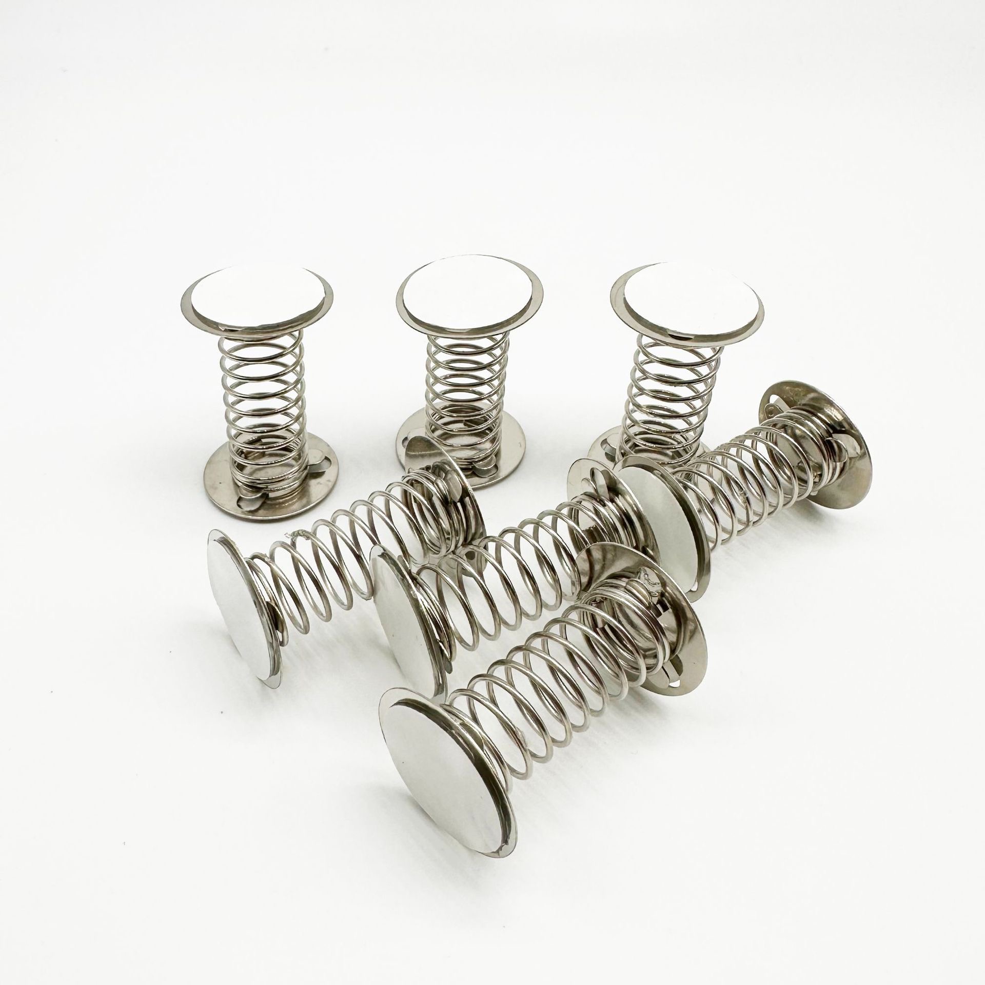I swing double-sided spring base car ornaments, DIY toy dolls, rocking music accessories, self-adhesive spring matching full figure
