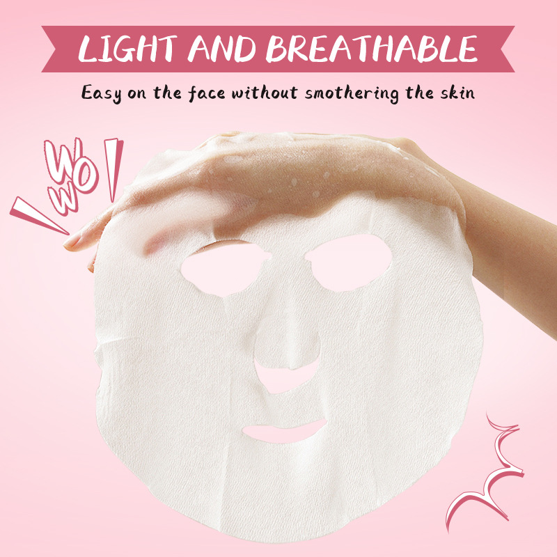 Cross-border wholesale of SADOER pomegranate Nicotinamide Brightening Cartoon Mask and Moisturizing Hydrating Mask in English Specification drawing