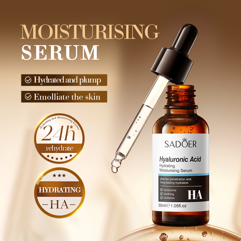 Cross-border export wholesale of SADOER hyaluronic acid Hydrating and Moisturizing Essence and skin Nourishing Essence in full English details Picture