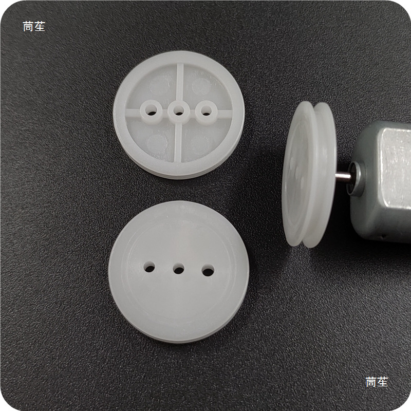 diy making of pulleys (3 holes), micro small pulleys, eccentric pulleys, DIY plastic synchronous transmission Specification drawing