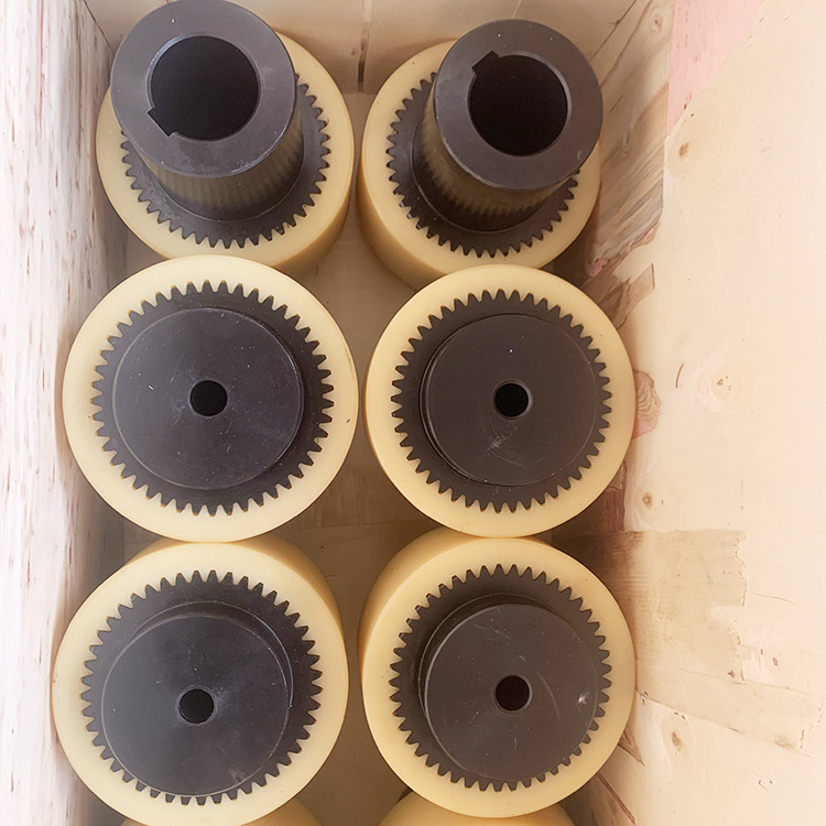 Wholesale nylon sleeve gear coupling, drum internal gear ring hydraulic pump parts, NL type gear coupling from the manufacturer Specification drawing