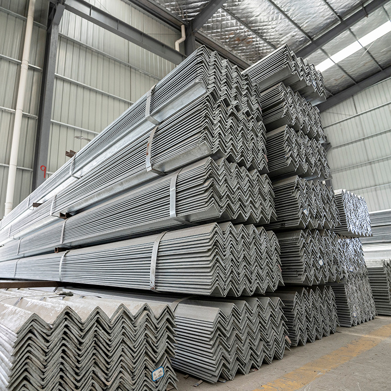 The manufacturer has hot-dip galvanized Angle steel for shelves, Angle iron, steel structure curtain wall projects, and can be customized with high zinc coating Angle steel for construction Specification drawing