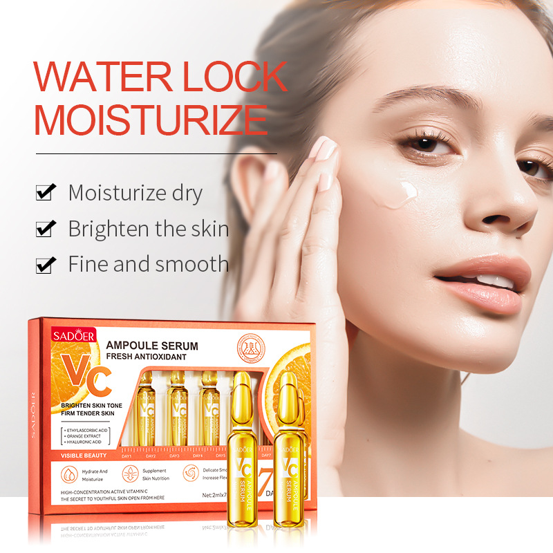 Cross-border export wholesale of SADOER Vitamin C ampoule essence for hydrating and rejuvenating the skin details Picture