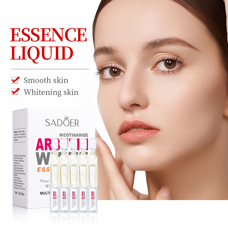 Cross-border wholesale of SADOER Nicotinamide arbutin Whitening single-Use Essence and Hydrating Brightening Essence in full English Item Picture
