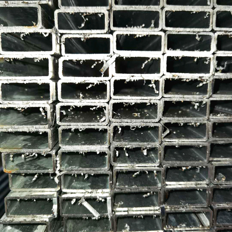 The manufacturer supplies galvanized square tubes Q235B rectangular tubes and hot-dip galvanized square tubes for wholesale and cutting Specification drawing