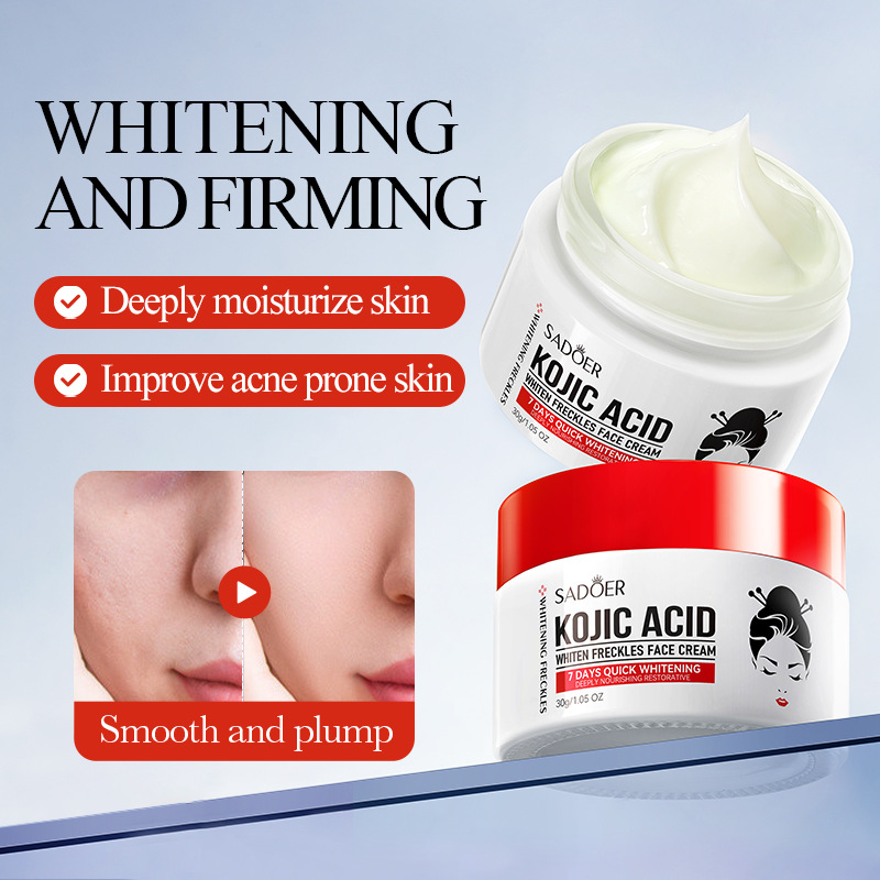 Cross-border export wholesale of SADOER Kojic acid Whitening and freckle-removing Cream, brightening, rejuvenating and melanin-removing face cream details Picture