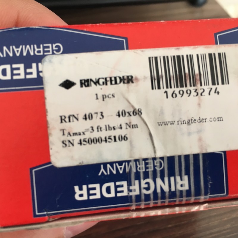 RINGFEDER RFN7012 account set, RFN7015.0 expansion set, RFN4061, 4073 locking plate Specification drawing