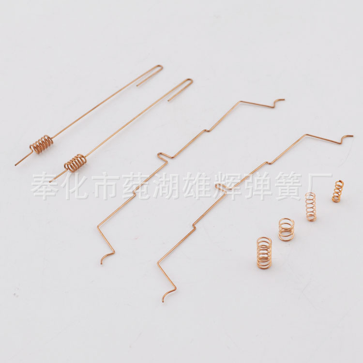 Xionghui Factory offers a variety of processing models for phosphor bronze wire springs, copper wire springs, cylindrical copper wire compression springs Specification drawing