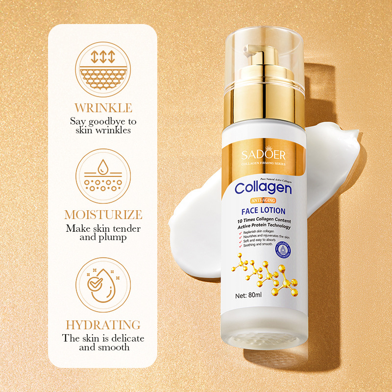 SADOER Bone Collagen Lotion Moisturizing Lotion is refreshing and non-greasy. Cross-border export wholesale Specification drawing