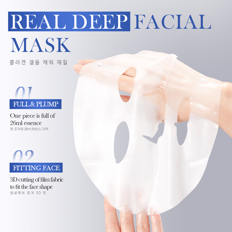 All-english BIOAOUA bio-collagen anti-wrinkle Nourishing Mask and Moisturizing Mask cross-border export wholesale Application Scenario