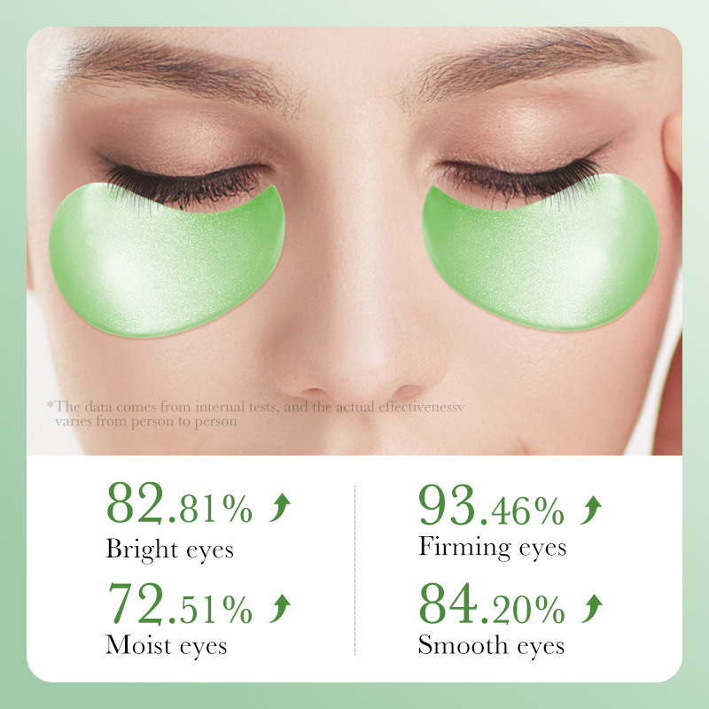 Cross-border wholesale of SADOER Aloe Vera Collagen Soothing Eye mask Moisturizing Eye Mask in English Specification drawing