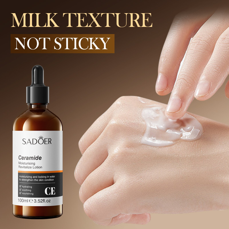 Cross-border export wholesale of SADOER ceramide Moisturizing Lotion and water lotion Application Scenario