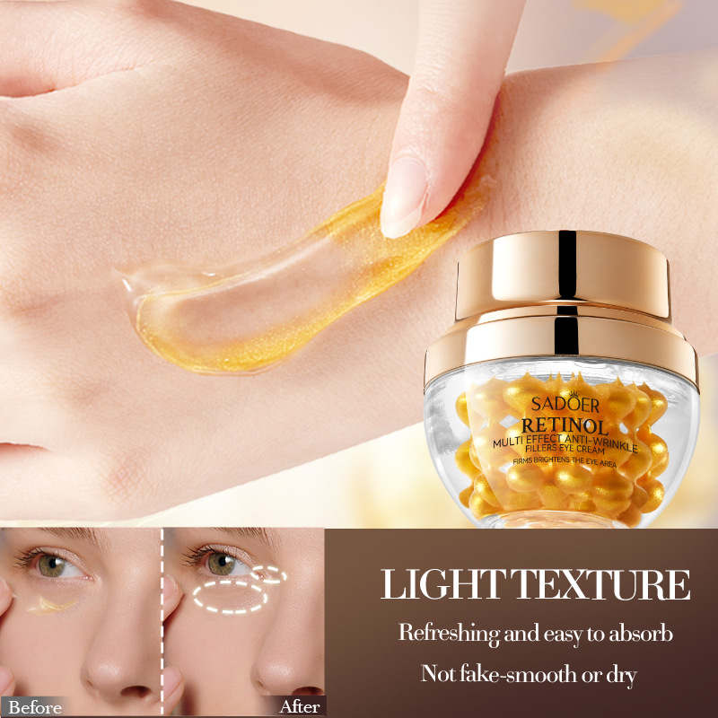 Cross-border wholesale of SADOER Retinol Multi-effect anti-wrinkle Firming Cream, Hydrating and Moisturizing Eye Cream in English Specification drawing