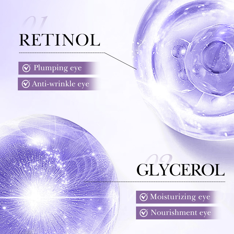 BIOAOUA Retinol Firming and Nourishing Eye Cream for moisturizing the eye Area cross-border export wholesale Specification drawing