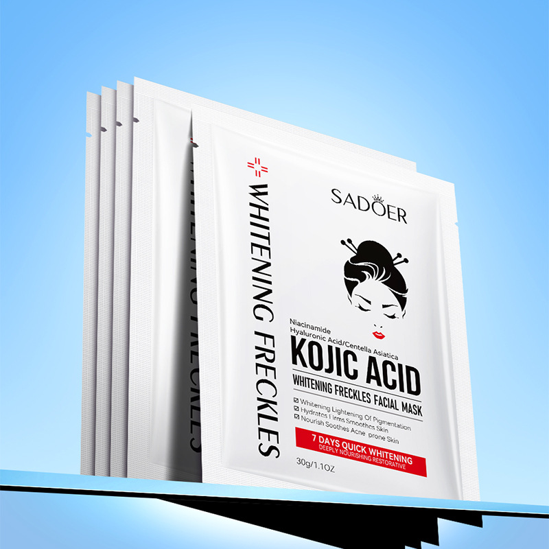 Cross-border export wholesale of SADOER kojic acid whitening and freckle-removing Facial mask Hydrating and moisturizing Mask Item Picture
