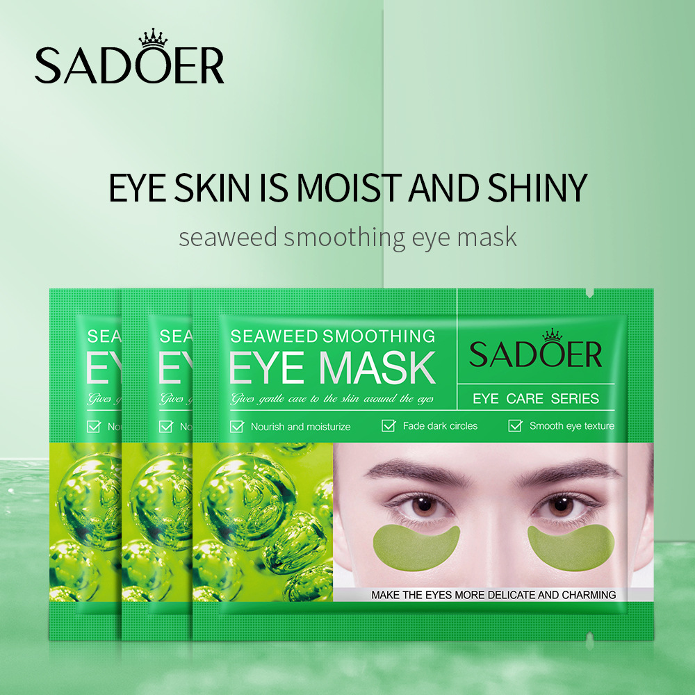Cross-border wholesale of the full range of SADOER caviar Eye mask sheets in English Item Picture