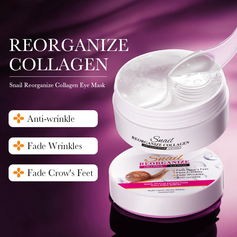 SADOER Snail Recombinant Collagen Eye mask Moisturizing Eye Mask cross-border export wholesale details Picture