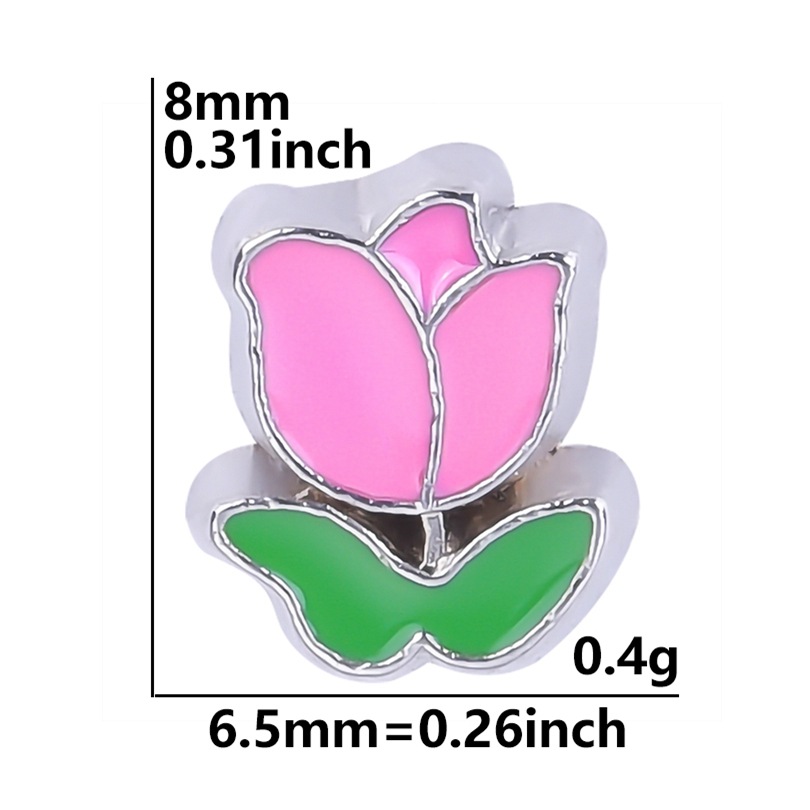 DIY cartoon seven-color printed module bracelet, single accessory, sweet, fashionable and versatile alloy bracelet patch undefined
